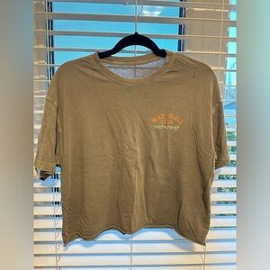 Octopied Mind “Mad Girls Club” Semi-Crop Tee, Women’s size L